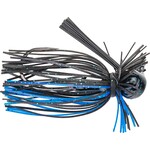 Strike King Tour Grade Finesse FootBall 3/8oz Jig. Black Blue