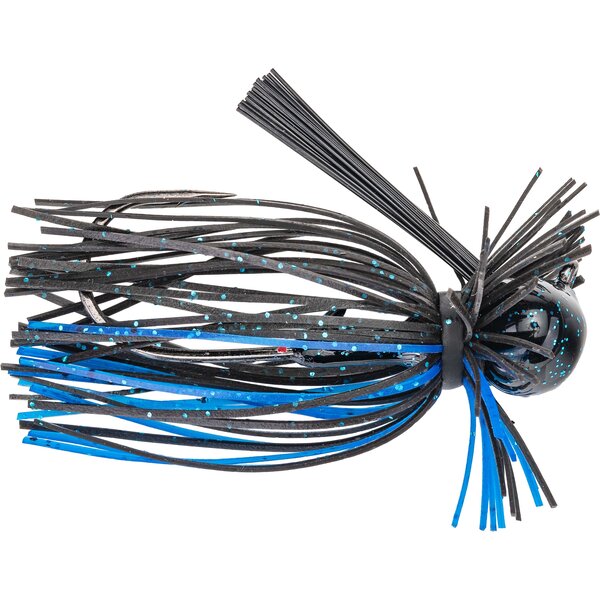 Strike King Tour Grade Finesse FootBall 3/8oz Jig. Black Blue