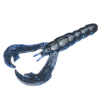 Strike King Rage Tail Craw Blue Bug 7-pk