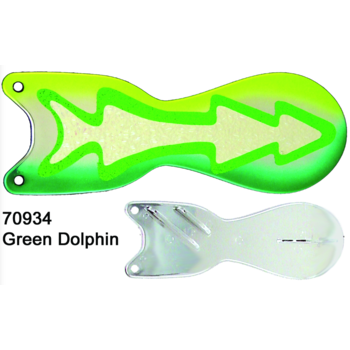 Dreamweaver Spin Doctor 10" Flasher Green Dolphin