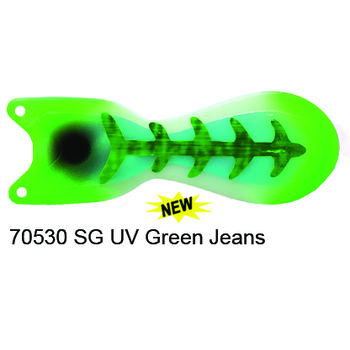 Dreamweaver Spin Doctor 10" Flasher SG UV Green Jeans
