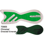 Dreamweaver Spin Doctor 8" Flasher Chrome Emerald/Emerald