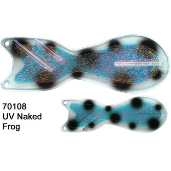 Dreamweaver Spin Doctor 8" Flasher UV Naked Frog