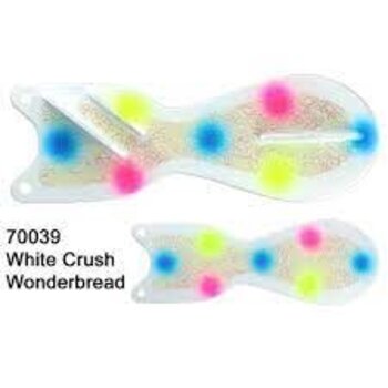 Dreamweaver Spin Doctor 8" Flasher. White Crush Wonderbread