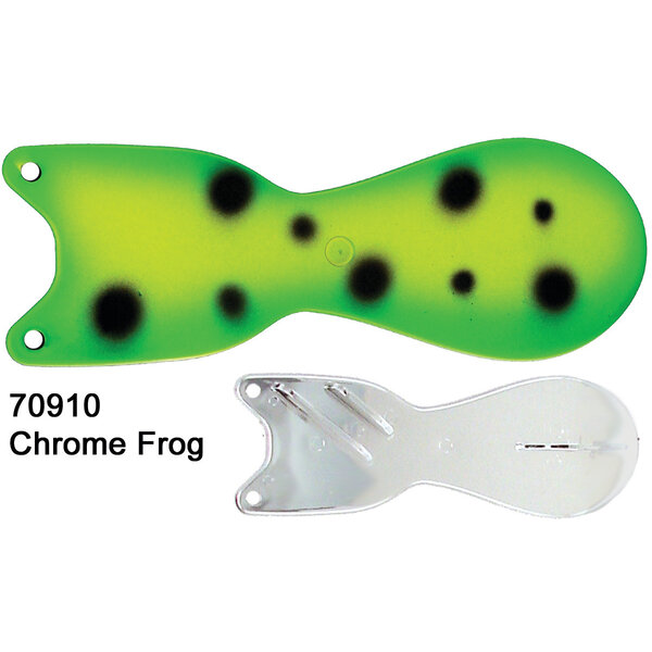 Dreamweaver Spin Doctor 8" Flasher Chrome Frog