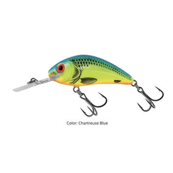 Salmo Floating Hornet 1-5/8" Chartreuse Blue