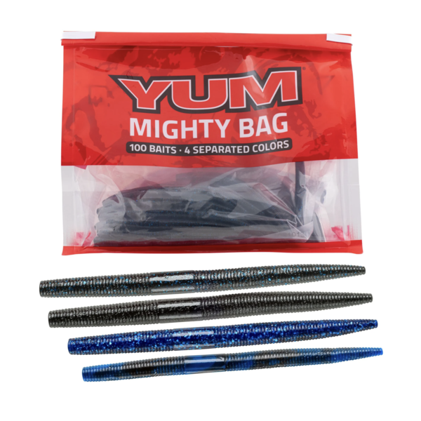 Yum Mighty Bag Black Water Dinger Special's (100ct)