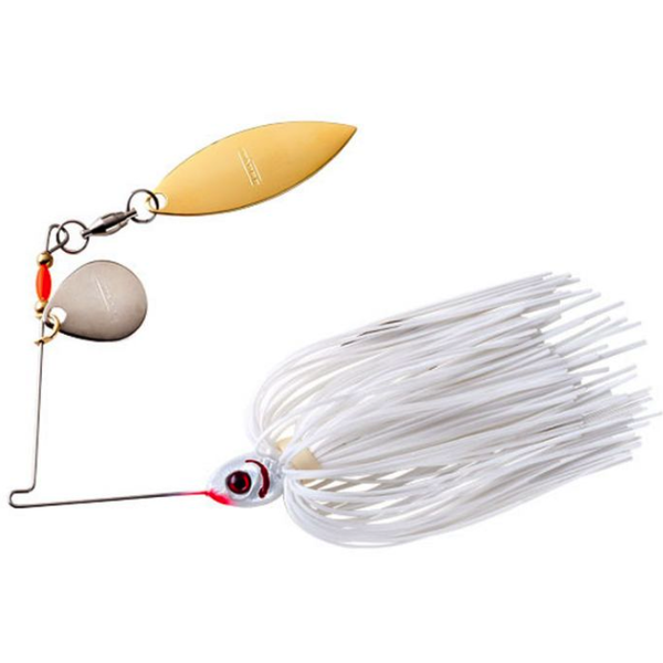 Booyah Tandem Blade Spinnerbait. White 3/16oz