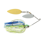 Booyah Covert Finesse Double Willow White Chartreuse Blue 3/8oz