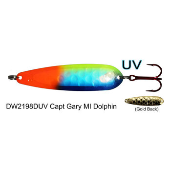 Dreamweaver DW Spoon Captain Gary MI Dolphin Gold