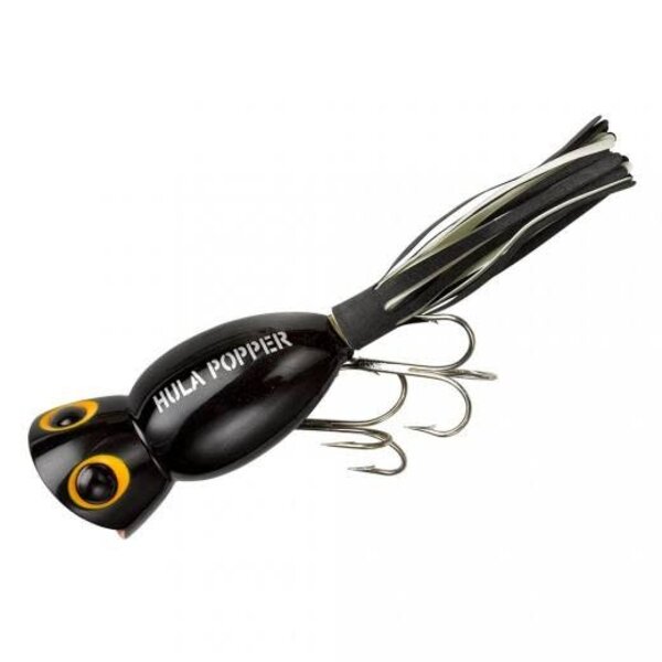 Arbogast Hula Popper 2-1/4" Black