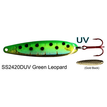 Dreamweaver Super Slim Spoon. DUV Green Leopard (Gold)