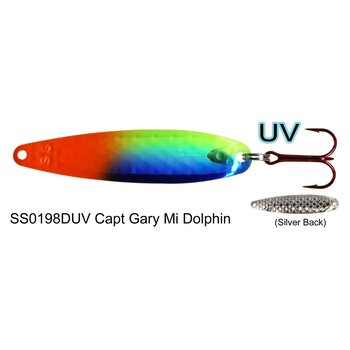 Dreamweaver Super Slim Spoon. Captain Gary Michigan Dolphin DUV