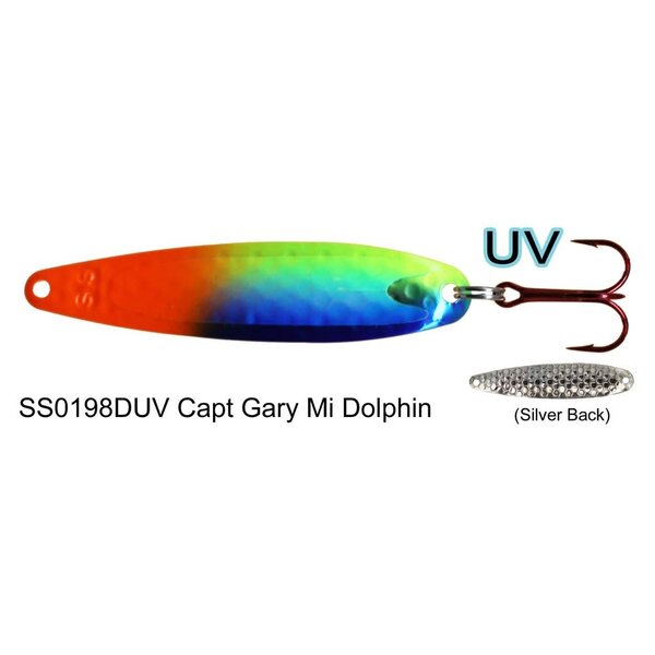 Dreamweaver Super Slim Spoon. Captain Gary Michigan Dolphin DUV