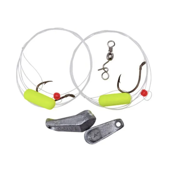 Lindy Floating Rig-Fluorescent Yellow Crawler/Leech Hook