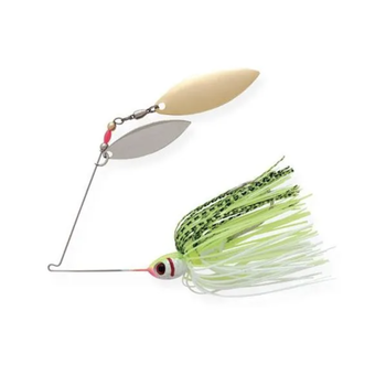 Booyah Double Willow 3/8oz Chartreuse White/White Shad