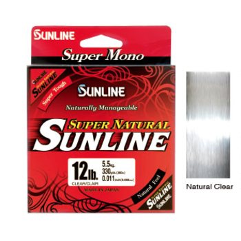 Sunline Super Natural 14lb Clear Mono 330yds