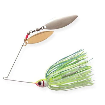 Booyah Double Willow 1/2oz Chart Pearl White Citrus Shad