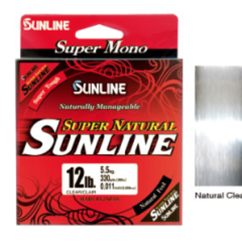 Sunline Super Natural 4lb Clear Mono 330yds