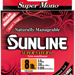 Sunline Super Natural 6lb Orange Mono 330yds
