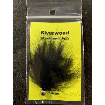 Riverwood Steelhead Jig Bunny Black