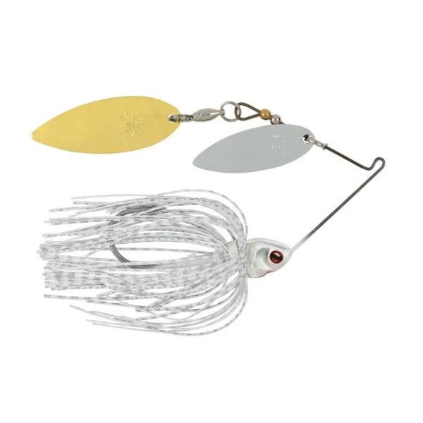 Booyah Covert Finesse Double Willow White Silver Scale/Pearl Head 3/8oz