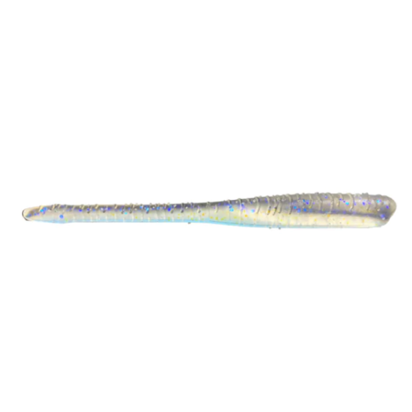 Great Lakes Finesse Drop Worm 4" Iridescent 8-pk
