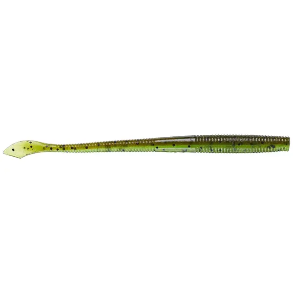 Yamamoto 5'' Kut Tail Worm. Green Pumpkin/Watermelon