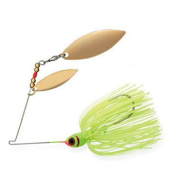Booyah Dbl Willow Spinnerbait. Chartreuse 1/2oz