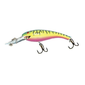 Cotton Cordell Wally Diver Suspending 3-1/8" Chartreuse Blue Tiger