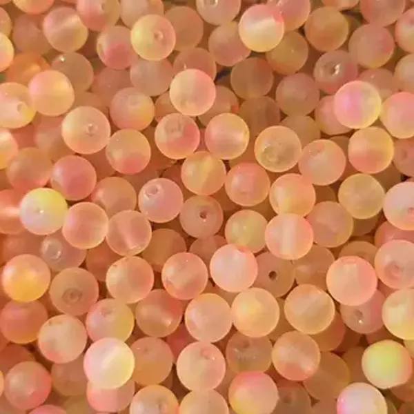 Creek Candy Beads 8mm Glow Pineapple/Rhubarb #289