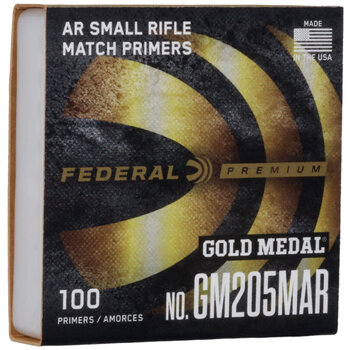 Federal Small Rifle Gold Metal Match Primers Box of 100