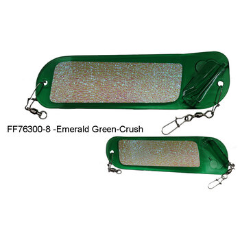 Dreamweaver Flip Fin Paddle 8" Emerald Green Crush
