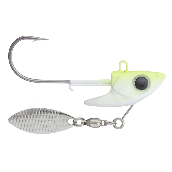 Underspin 3/8oz 2/0 Chart Shad 3-pk