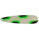Wolverine Tackle Silver Streak 4" Standard Spoon UV Glow 2-Face