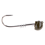 Freedom Football Jig 3/8oz 4/0 Green Pumpkin 2-pk