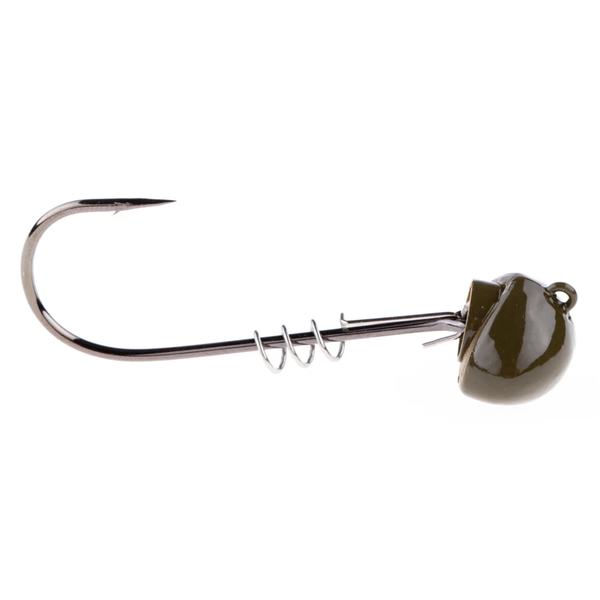 Freedom Football Jig 3/8oz 4/0 Green Pumpkin 2-pk