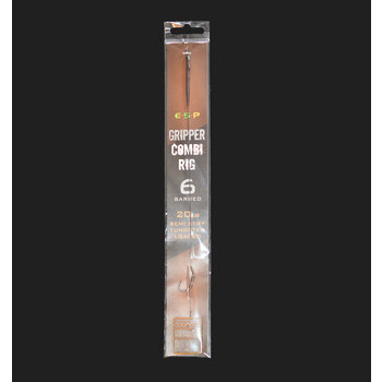 ESP Gripper Combi Hair Rig. Brown Size 6
