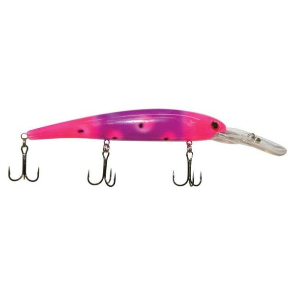 Warrior Lures CUSTOM Bandit Lures Walleye Deep PURPLE SALAMANDER 4 3/4inch 5/8oz