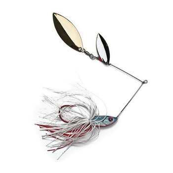 Lucky Strike Double Willow Closed Loop Spinnerbait 1/2oz Blue Shiner