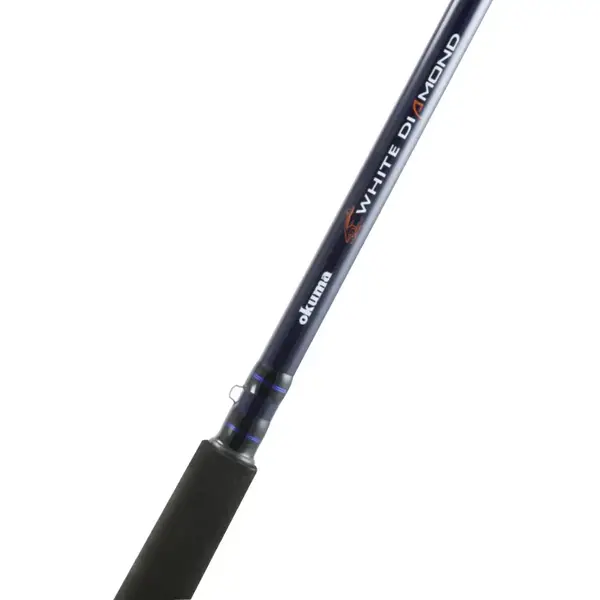 Okuma White Diamond Downrigger 8’6ML 8-17lb Trolling Rod 2-pc