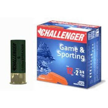 Challenger 20026 Magnum 12 GA, 2-3/4 in, No. 6, 1-1/4 oz, 1410 fps, 25 Rnd per Box