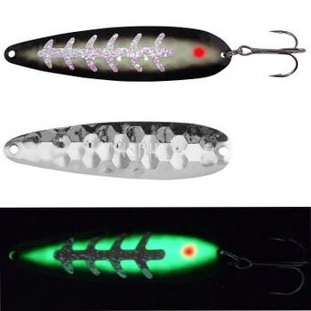 Moonshine Lures Standard Spoon 4" Ice Shadow