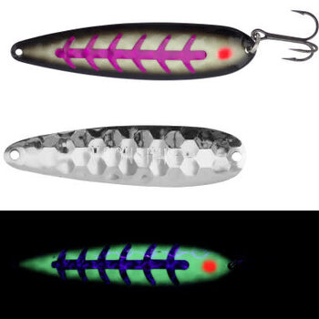 Moonshine Lures Standard Spoon 4" Raspberry Shadow