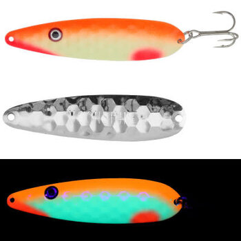 Moonshine Lures Magnum Tangerine Tarzan 5" Spoon