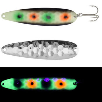 Moonshine Lures Magnum Silver 5" Spoon