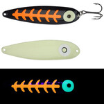 Moonshine Lures Magnum Orange Carbon 5" Spoon