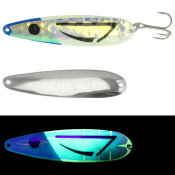 Moonshine Lures Magnum RV Series Blue Flounder 5" Spoon