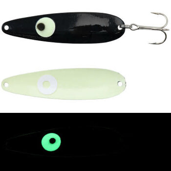 Moonshine Lures Standard Spoon 4" Carbon-14
