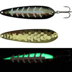 Moonshine Lures Half-Moon Magnum Geezer Gold Trolling Spoon